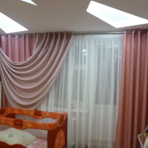 Шторы для спальни фото -706